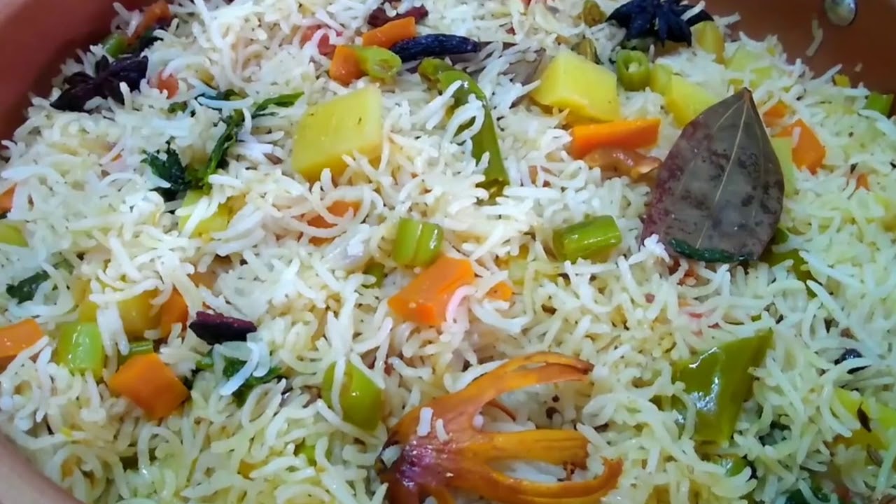 How to prepare veg briyani ||TELANGANA VANTALU|| - YouTube