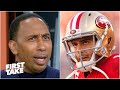 Stephen A. isn't impressed with Jimmy Garoppolo's win vs. the Rams | First Take