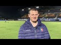Post-match chat with Academy coach Jamie Taylor