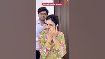 Getting ready for wedding ☺️❤️ #gettingready #sonamam #navneetsir #navneetsirsonamam  #love