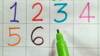 123 number counting ,counting numbers,123 numbers,counting 123,123 for kids,Numbers counting, P-100