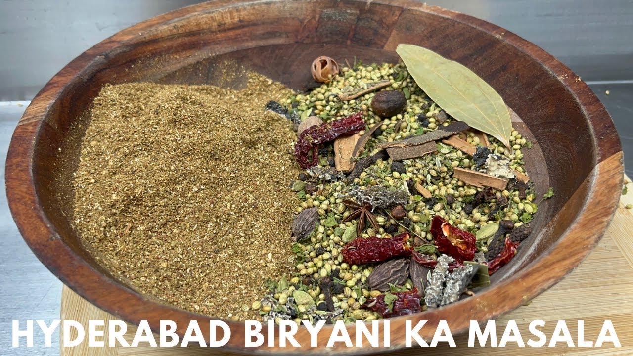 Hyderabadi Biryani Ka Masala हैदराबादी बिरयानी का मसाला Biryani
