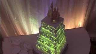 Disney Projection-mapped Wedding Cake