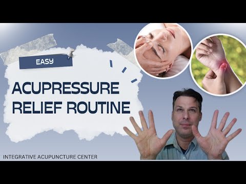 Easy Acupressure Relief Routine