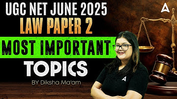 UGC NET Law | UGC NET Law Most Important Questions By Diksha Ma