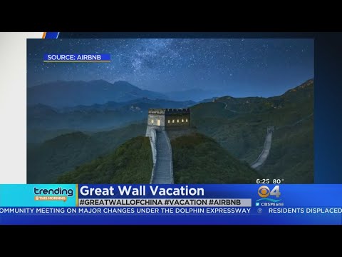 Video: Airbnb Avbryter Tävlingen Great Wall Of China