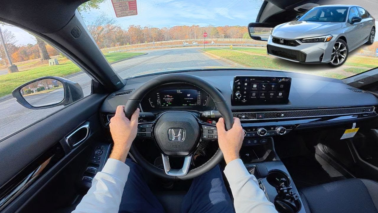 2026 Honda Civic Hybrid Sport Touring: POV Walkaround, Drive and ASMR