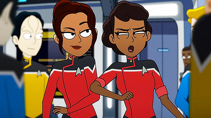 Beckett Meets Captain Amina - Star Trek Lower Deck...