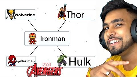 Can I Create All Avengers IronMan spider man Hulk Thanos 😱 in this Game(Infinite Craft)TECHNO GAMERZ