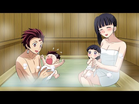 【鬼滅の刃】炭治郎とカナヲの赤ちゃん、はじめてのお風呂でハプニング発生!?生後間もない赤ちゃんの沐浴・お風呂の入れ方日記【炭治郎/カナヲ/炭カナ夫婦の子供/きめつのやいば/声真似】