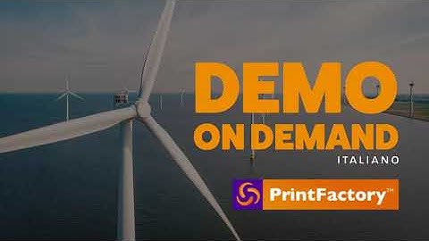DEMO base di PrintFactory in 30 minuti