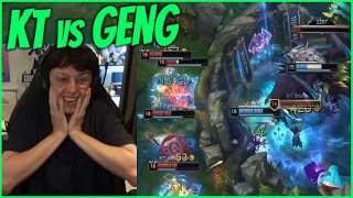 Information Caedrel Reacts To The CRAZIEST Series Of LCK Playoffs So Far (KT VS GENG) Update