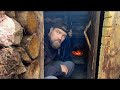 Don't miss it! 100% success! How to make a shelter in a Wild forest from improvised materials.