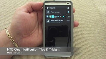 HTC One Notification Screen Tips & Tricks