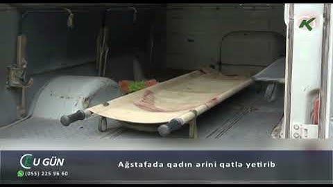 Ağstafada qadın ərini qətlə yetirib