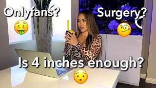 My First Ever Video!!! Q&A Is 4 Inches Enough? Onlyfans? Surgery?