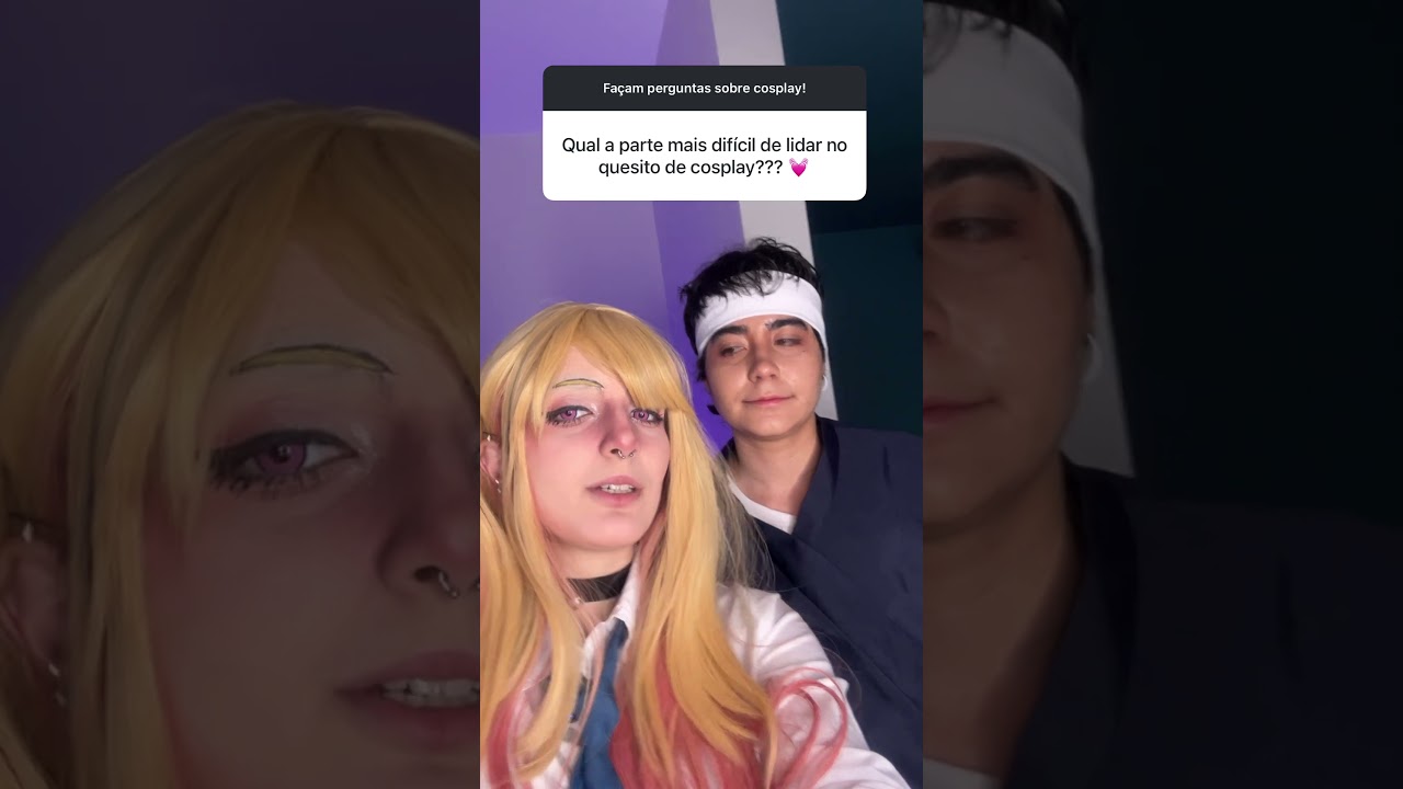 Marin e Gojo respondem #cosplay #mydressupdarling
