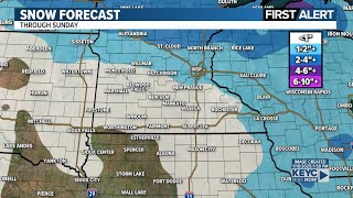 Light snow, blowing snow and bitter cold this weekend
