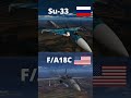 Su-33 vs F/A-18C Hornet - The Ultimate Naval Showdown | DCS World #shorts