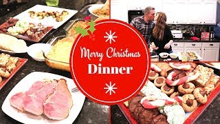 CHRISTMAS DINNER PREP // HOW TO MAKE CHRISTMAS DINNER // HOSTING DINNER