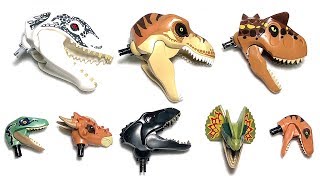 8 LEGO DANGEROUS DINOSAURS Toys JURASSIC WORLD FALLEN KINGDOM - CARNOTAURUS INDORAPTOR