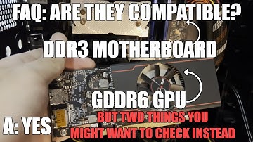 FAQ answer: Is my GPU compatible with my motherboard?