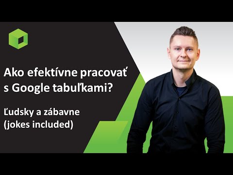 Online kurz Google Workspace - Google Tabuľky (Google Sheets) - Ukážka