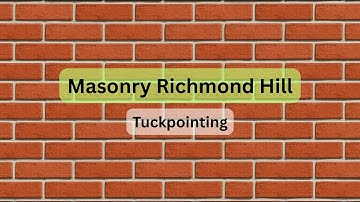 Restoring Brickwork with Expert Tuckpointing by Masonry Richmond Hill