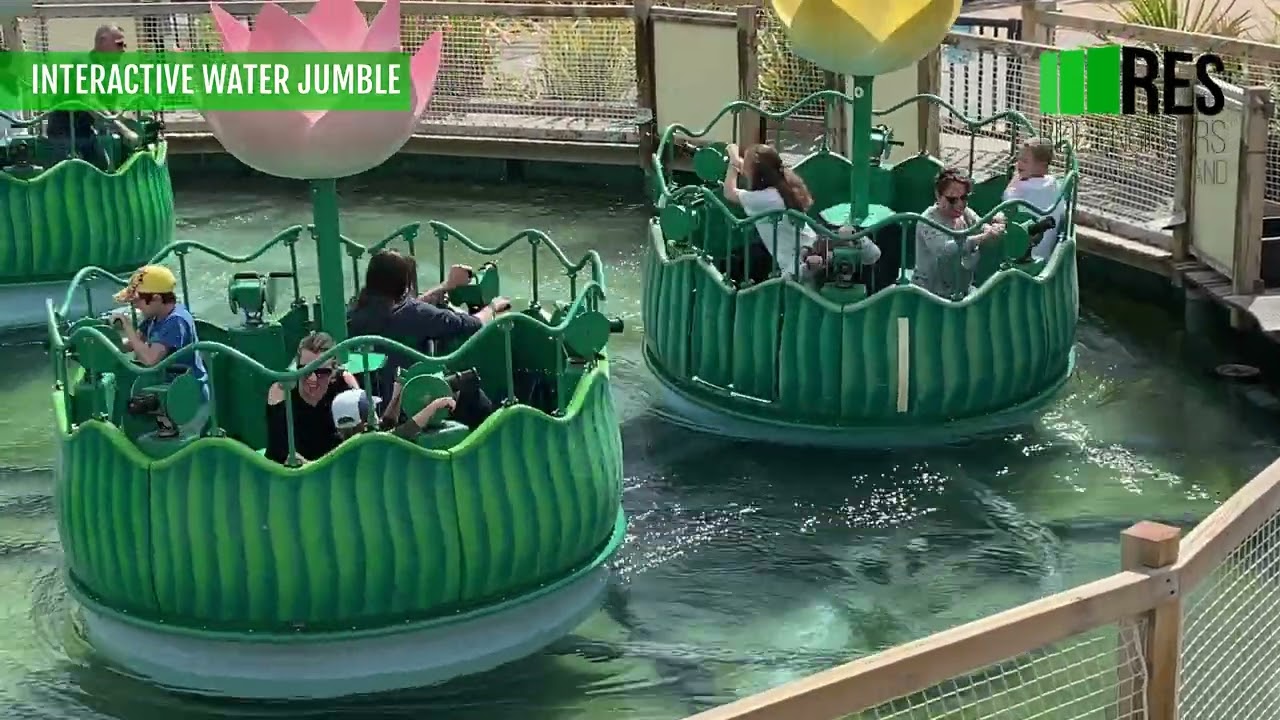 Interactive Water Jumble S - RES RIDES - Splash Piranha - Parc Spirou