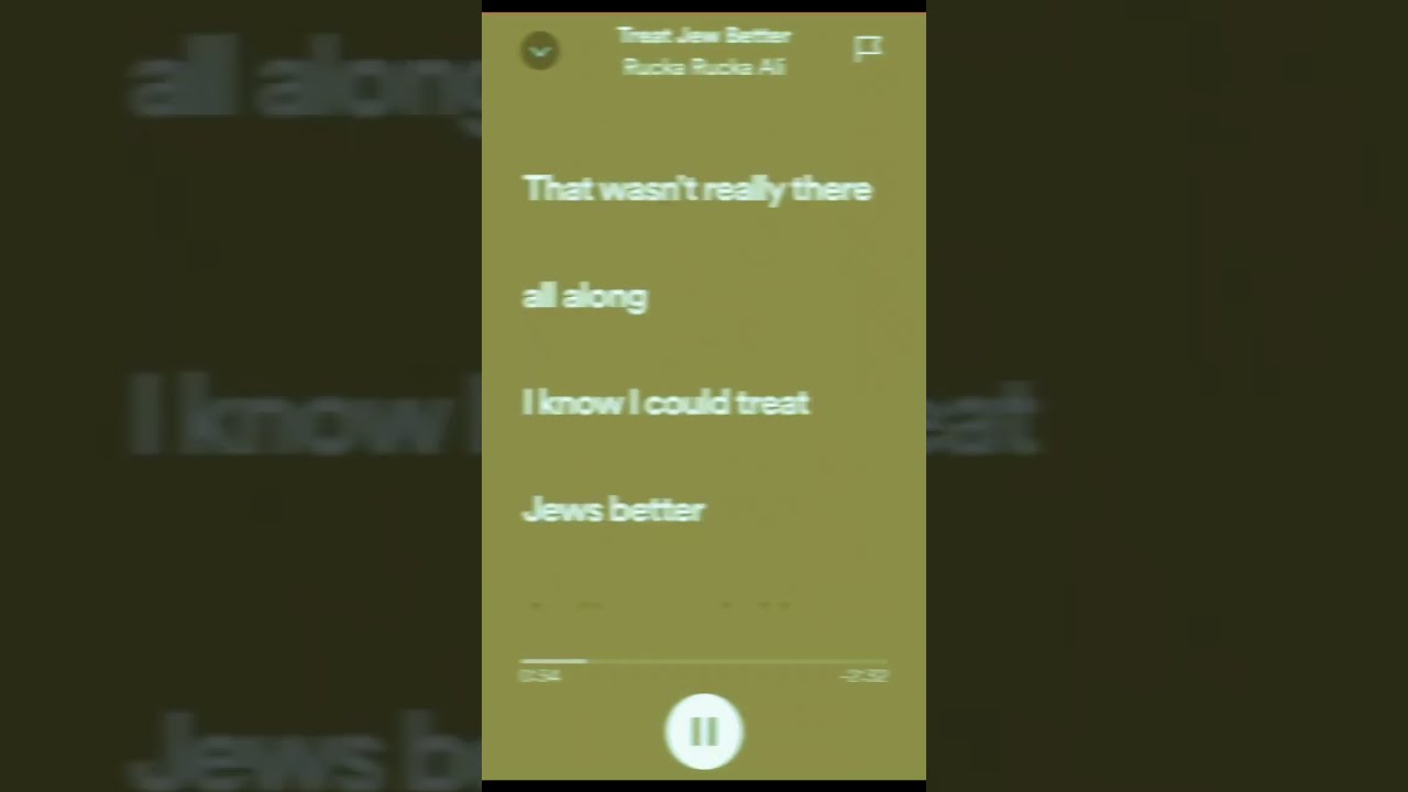 Treat Jews Better By Rucka Ali Love You Guys Comment What Song Next