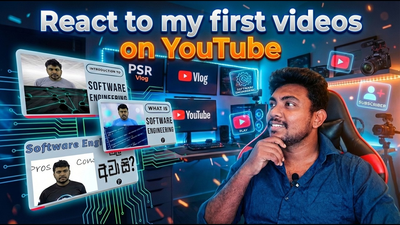 මගේ පළවෙනි video එක කොහොම තියෙන්න ඇද්ද!