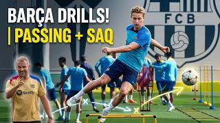 ⚽🔰Barcelona Training 2026 / Dynamic Passing Warm Up + SAQ Activation Drills