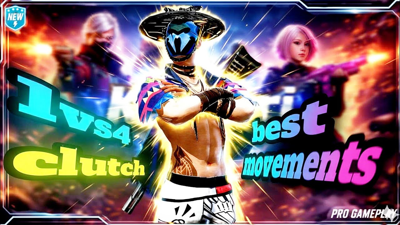INSANE 1vs4 CLUTCH 😱 | Best Movement & Pro Gameplay | Free Fire