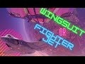 Wingsuit fighter jet- Evasive Maneuvers