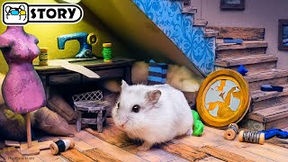 Hamster Escapes the Little Nightmares Maze in the Hunter's House  Homura Ham Pets