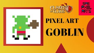 CLASH OF CLANS Goblin Pixel Art screenshot 1