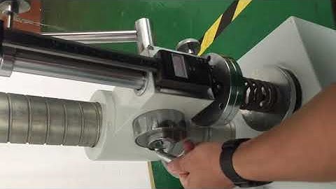 Video of spring tension tester operation  056253