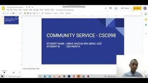 Community Service - CSC098 - Basic Function in Google Spreadsheet