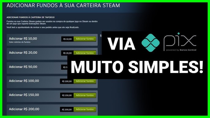 Comprar na steam com cartão de crédito fácil e rápido. 