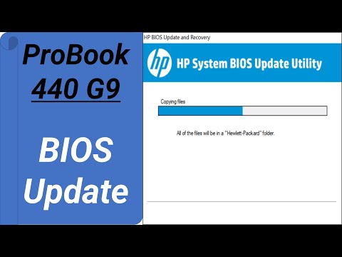 BIOS Update HP ProBook 440 G9 . HP new Laptop 2022 Bios Update in Windows 11. Setup Bios HP Laptop