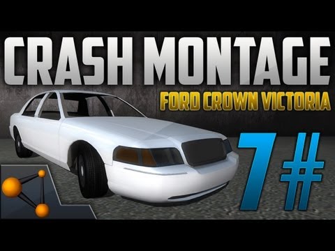 BeamNG DRIVE Revolutionary Soft Body Physics Car Crashes 7# - Ford Crown Victoria Mod [HD]