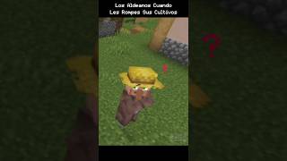 Estan raros los aldeanos de Minecraft #shorts