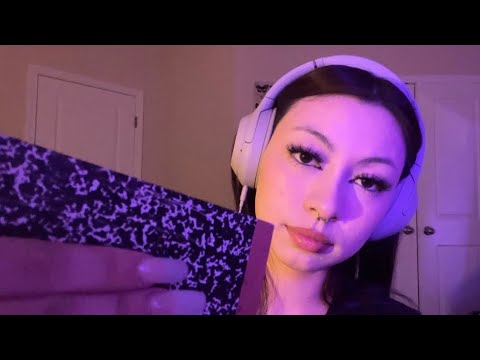 ASMR New Mic Test (Lots of Tapping & Sticky Gripping Sounds)