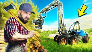 STAL SE ZE MĚ DŘEVORUBEC!! 🪓 | Farming Simulator 22 #28