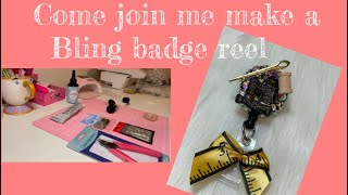 How to make a bling badge reel 