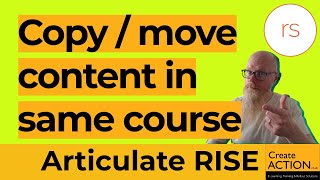 RISE copy content into the same and different sections - SOLUTION