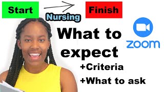 Student Nurse online interview | What to expect during your Nursing School interview