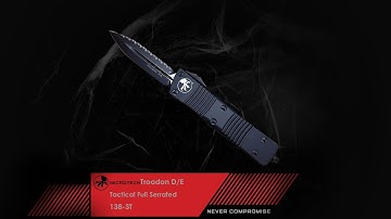 MICROTECH Troodon D/E Tactical Full Serrated 138-3T