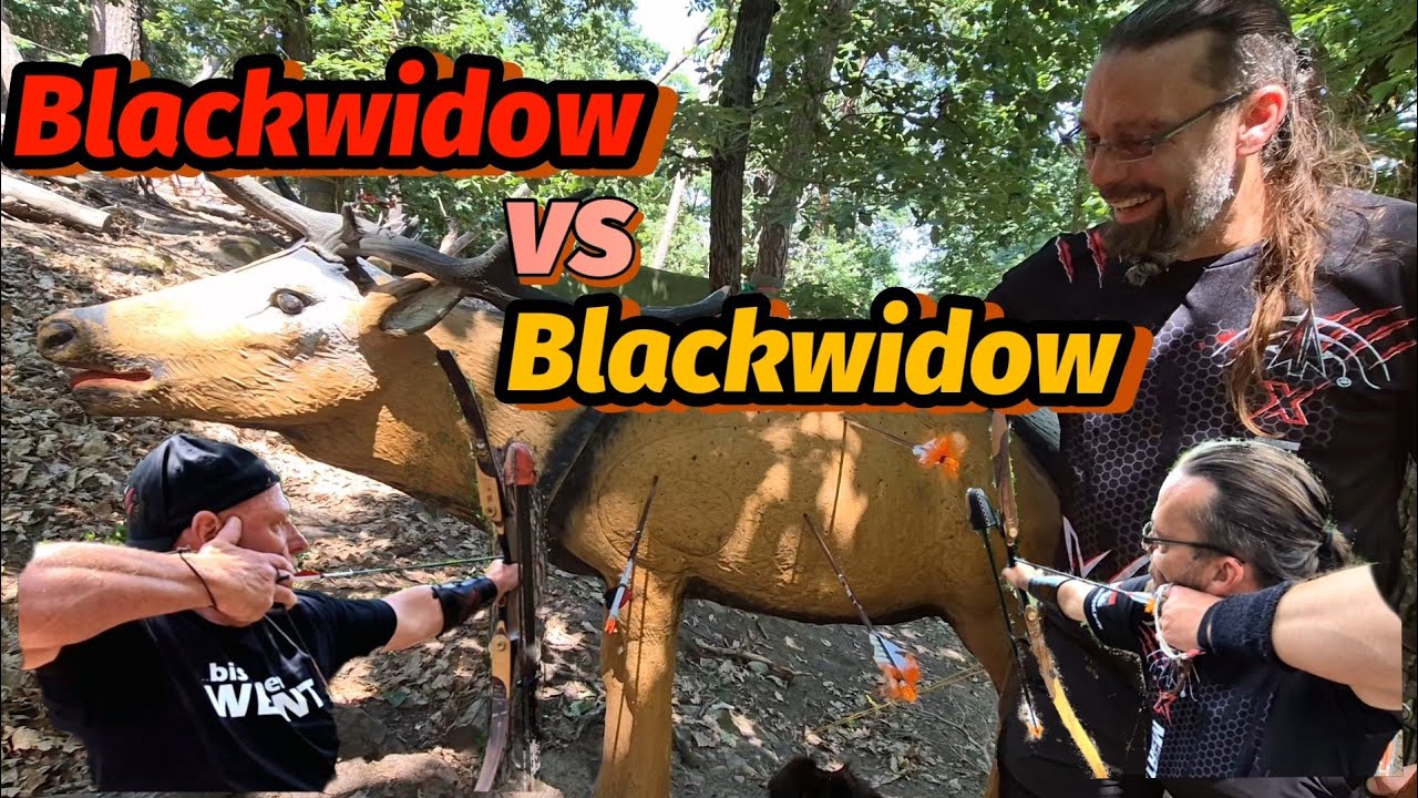 Blackwidow alt + neu. TIPPS + Korrekter Schussablauf. Einstellung und Behandlung. Bogensport Extrem🏹
