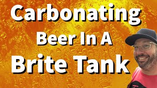 How I Force Carbonate Beer in a Brite Tank!
